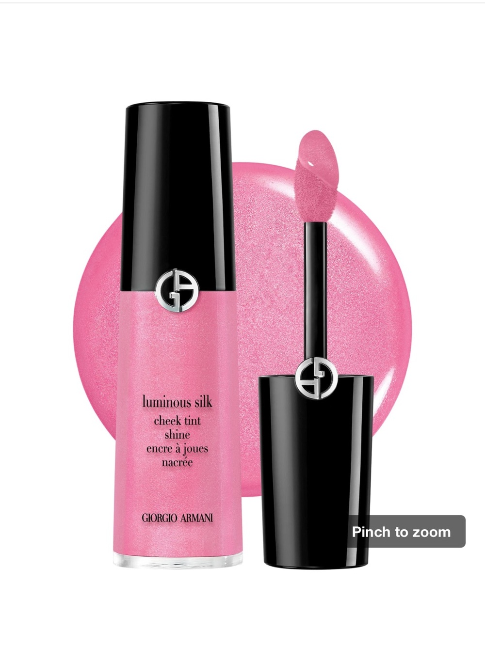 Giorgio Armani Luminous Silk Cheek Tint Shine — Shimmery Pink